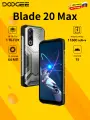 Смартфон DOOGEE Blade20 Max 36 ГБ/1 ТБ, Helio G100,11800 мАч, 6,6 дюйма 120 Гц, Android 15, Серебристый