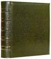 Альбом для коллекционирования значков из экокожи с 5 листами (зеленый)