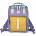 Рюкзак Himawari 200-04 Dianella с отделением для ноутбука 14, фиолетовый с желтым