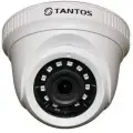 Камера видеонаблюдения аналоговая Tantos TSc-E2HDf 2.8-2.8мм HD-CVI HD-TVI цв. корп: белый/черный (0