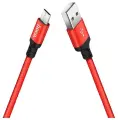 Кабель USB-Am/MicroBm 2.0 Hoco X14 Red-Black - 2м красно-черный
