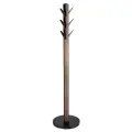 Вешалка напольная Umbra Flapper 168 см, черная/орех