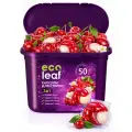 Капсулы для стирки EcoLeaf Вишня 3в1, антибактериальный эффект, 50 шт