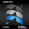 Поляризованные линзы OOWLIT для Oakley Radar Path, 3 Pairs, Темно-синий, Унисекс