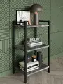 Стеллаж металлический напольный в стиле лофт, этажерка, 49х34х84 см
