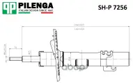 Амортизатор Передний Vw T5 Sh-P7256 PILENGA арт. SH-P7256