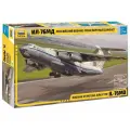 Сборная модель ZVEZDA 1/144 Военно-транспортный самолёт Ил-76МД 7011