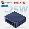 Мини-ПК Beelink Mini S13 Intel Twin Lake N150(до 3.6GHz), 16GB DDR4 500GB M.2 PCIE SSD, мини настольные компьютеры Поддержка 4K@60Hz Dual HDMI Display/WiFi6/BT5.2/USB3.2/1000Mbps LAN/WOL Дом/Офис