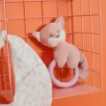Игрушка мягкая Nattou Rattle ALICE & POMME Лисичка с кольцом 485166