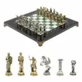 Шахматы настольные Атлас из мрамора и змеевика 28х28 см 127738