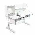Стол письменный парта для школьника Ergokids Florida Белый/Серый