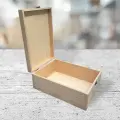 Ящик деревянный с крышкой, 35х25 см, коробка для бутылки, для вина, шкатулка деревянная заготовка большая