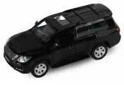 Машина АВТОПАНОРАМА Lexus LX570, черный, 1/43, инерция, в/к 17,5*12,5*6,5 см