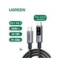 Кабель UGREEN Robot L509 UNO (35513) Type C to Type C 5A PD 100W в оплетке 3 м, цвет черный