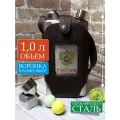 Фляжка Канистра (1 литр) в чехле и воронка. Поручикъ Фляжкин