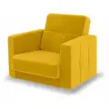 Кресло Адель фокус- мебельная фабрика 95х90х95 см желтый матовый