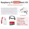 Новая клавиатура Raspberry Pi 500, материнская плата Raspberry Pi 500 «все в одном» для программирования, KIT EU Power Supply