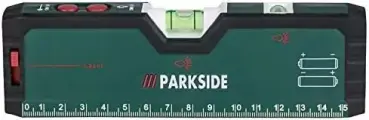 Лазерный уровень Parkside с перекрестной линией и линейным лазером, включая штатив
