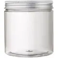 Банка прозрачная 500 мл с серебряной крышкой, 8 шт.