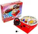 Настольная развивающая игра Гонщик-М, игровое поле с 2 машинками, коробка передач, развитие скорости реакции