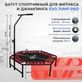 Батут спортивный для фитнеса и джампинга EVO JUMP PRO, красный