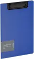 Папка-планшет с крышкой Berlingo Steel&Style (A5+, до 100 листов, пластик, с зажимом) синяя (PPf_94002)