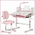 Растущая парта и стул для школьника Ergokids BD-24 PN мягкое кресло ширина столешницы 79 см