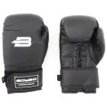 Боксерские перчатки Boybo Basic, искусственная кожа, черные, размер 8 oz (унций)
