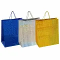 Пакет подарочный 41x19x49см (XXL), набор 3шт, 3 дизайна, голография, Золотая Сказка (609738)