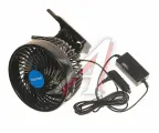 Вентилятор в салон 12V на прищепке синий MITCHELL