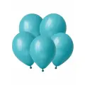 Бирюзовый, Пастель / Tiffany blue, латексный шар, 25 см, 50 шт