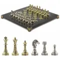 Подарочные шахматы Стаунтон 28х28 см из змеевика 120761