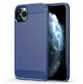 Матовый силиконовый чехол с текстурным покрытием металл для iPhone 12 / 12 Pro