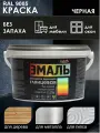 Краска эмаль черная акриловая глянцевая Palizh 2,5 кг, черный RAL 9005