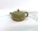 Чайник из зеленой исинской глины - Цзинь Лань, Колодец, Китай, 200 мл. (316032)