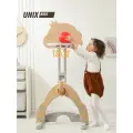 Баскетбольная стойка UNIX Kids Star Camel (4 в 1) для дома и улицы. Хоккейные ворота, Футбольные ворота / Игровой комплекс