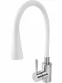 Смеситель кухонный Osgard высота 40 см с лейкой цвет белый