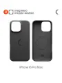 Силиконовый чехол COMMO Shield Case для Apple iPhone 16 Pro Max с поддержкой беспроводной зарядки, Черный