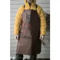 Фартук рабочий из натуральной кожи Мастер на все руки