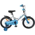 Детский велосипед Nameless Galaxy 14, серебристый/голубой