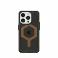 Чехол с поддержкой MAGSAFE Uag Plyo для iPhone 15 Pro 6.1, цвет черный/бронза (Black/Bronze)