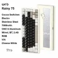 Игровая клавиатура Wob Studio Rainy 75, PBT, 81 клавиша, подсветка, беспроводная, 7000mAh