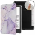 Чехол-книжка CLEAR TPU для Amazon Kindle 11 / 12 (6, 2022/2024 г.) Marble Purple
