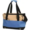 Nobby Переноска-сумка Salta, Бежевая Синяя, 40 см х 22 см х 28 см