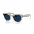 Умные очки Ray-Ban Skyler, фотохромные линзы Clear/Sapphire Transitions, оправа Shiny Chalky Grey