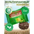 Конфеты мультизлаковые Co barre DE CHOCOLAT с жареными семенами кунжута, темная глазурь, 2 кг