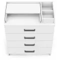 Комод пеленальный Атон Мебель Сириус-2 Marvin белый, 4 ящика