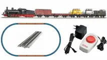57123 PIKO Стартовый набор модель грузовой поезд с паровозом G7.1 в масштабе 1:87 , рельсы на подложке (HO), 16.5 мм