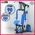 Станция силовая Leco-IT Pro, вес стека 90 кг, сине-черный