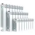 БиМеталлический радиатор Rifar Base Ventil 500 \ 11 секций \ с нижним правым подключением